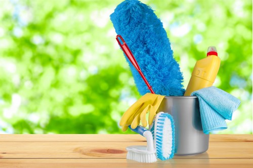 Customer raising a cleaning service complaint in a clear process
