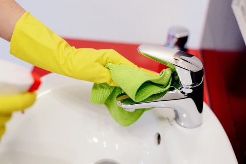 After builders cleaning for a renovated South Kensington property