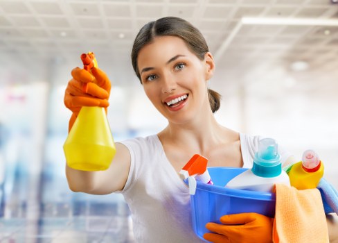 Southkensington Cleaner staff working safely during a professional cleaning task
