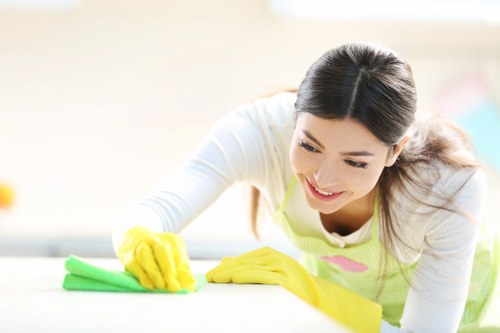 Professional hard floor cleaning for a South Kensington hallway