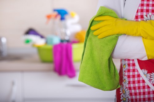 Kitchen and bathroom domestic cleaning in a South Kensington home