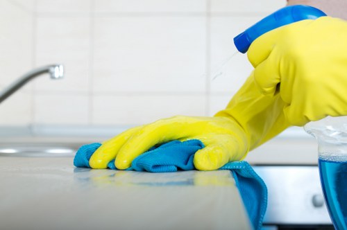 Deep cleaning support for a Southkensington retail or office environment