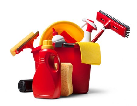 Local cleaners preparing a Southkensington rental home for inspection